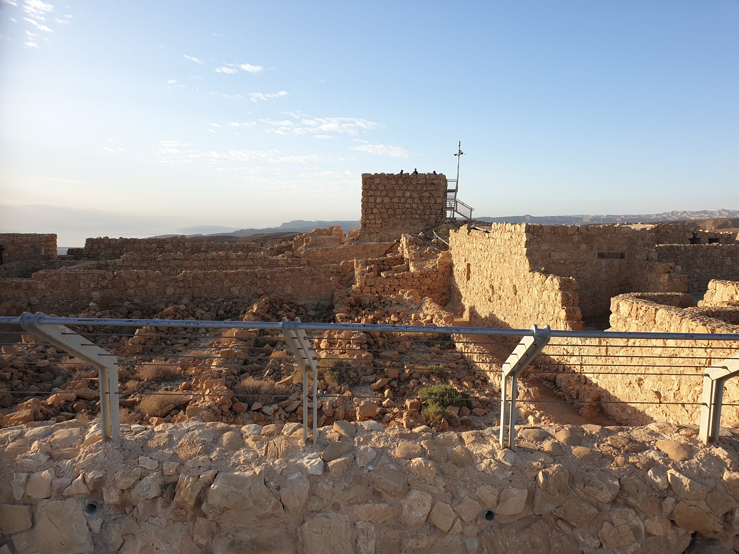 Die Überreste von Masada