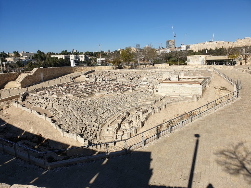 Modell historisches Jerusalem