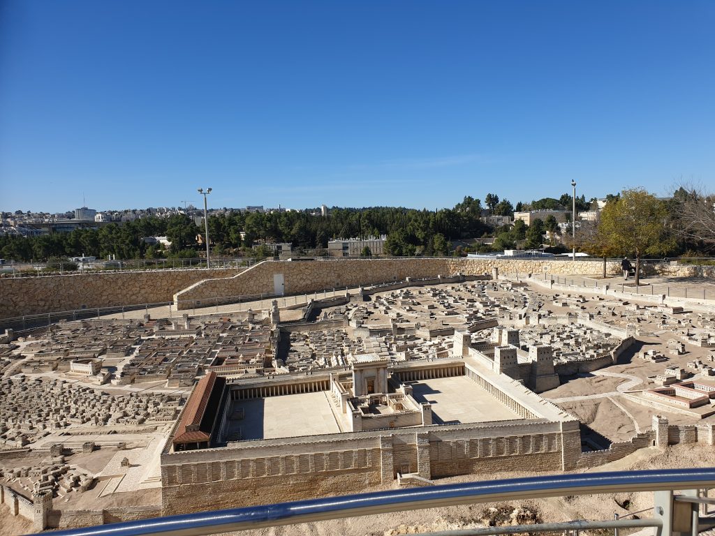 Modell historisches Jerusalem
